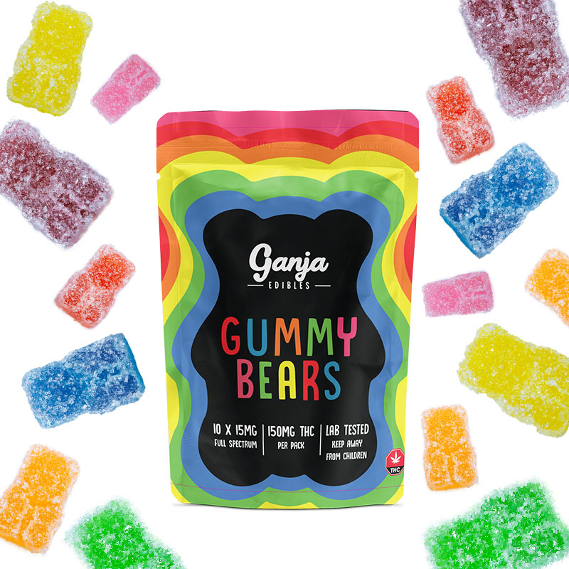 Ganja – Assorted Flavour Sour Gummy Bears